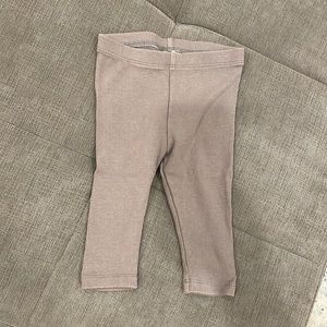 Dark grey ribbed leggings 6 months